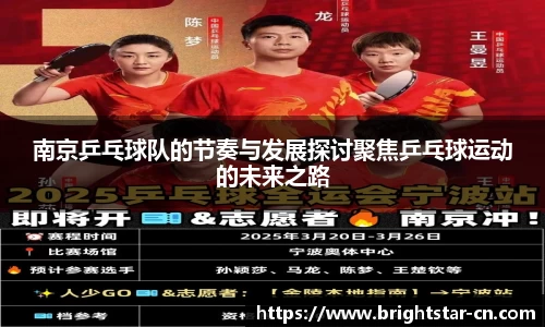 南京乒乓球队的节奏与发展探讨聚焦乒乓球运动的未来之路