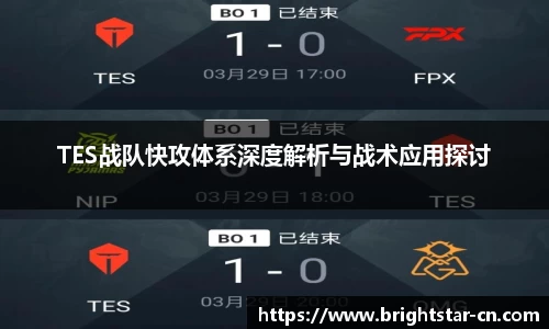 TES战队快攻体系深度解析与战术应用探讨